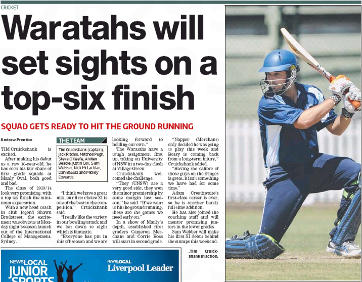 Waratahs will set sights on a top-six finish Waratahs will set sights on a top-six finish