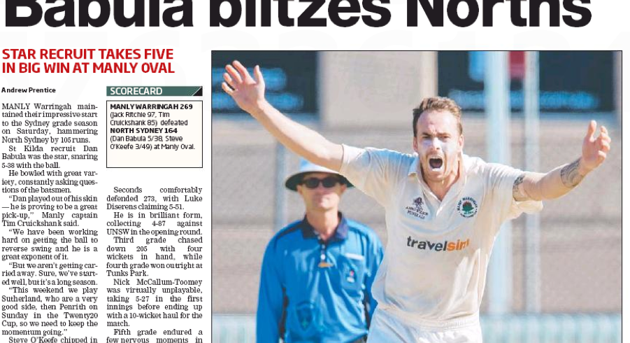 Babula Blitzes Norths