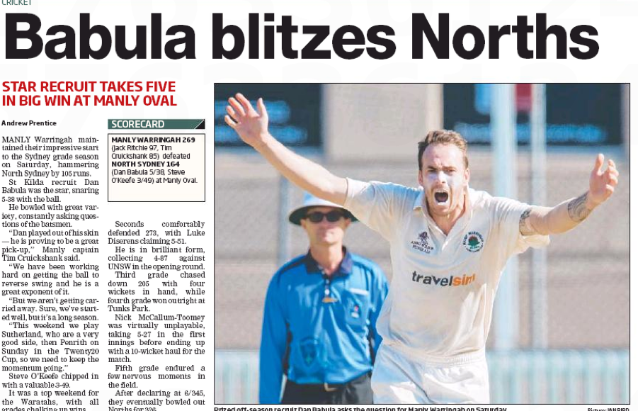 Babula Blitzes Norths