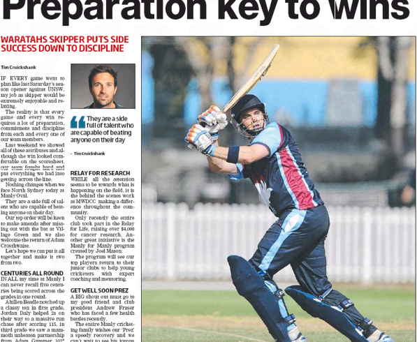 Preparation Key To Wins