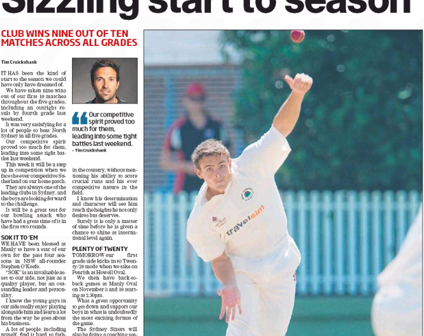 Sizzling Start To The Season