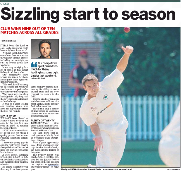 Sizzling Start To The Season Sizzling Start To The Season