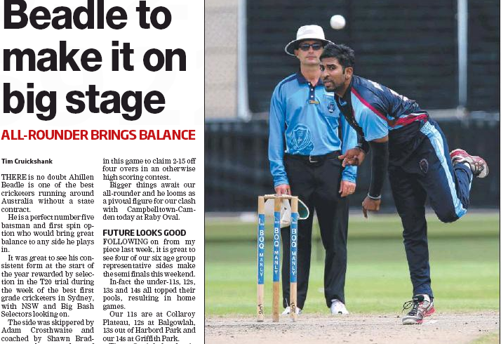 Beadle To Make It On Big Stage