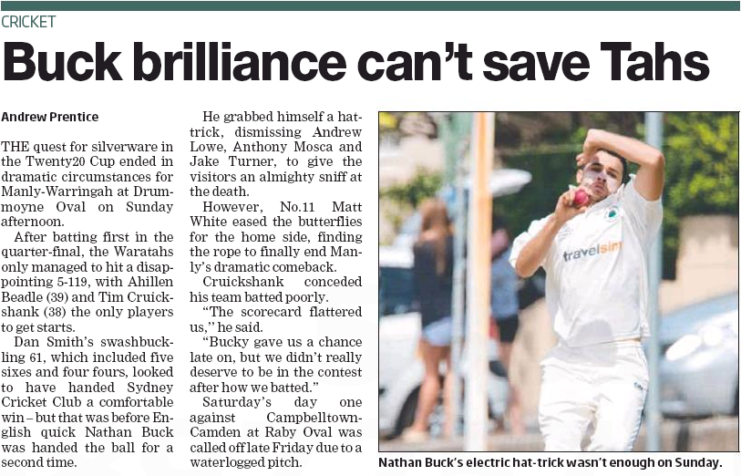 Buck Brilliance Cant Save Tahs Buck Brilliance Cant Save Tahs