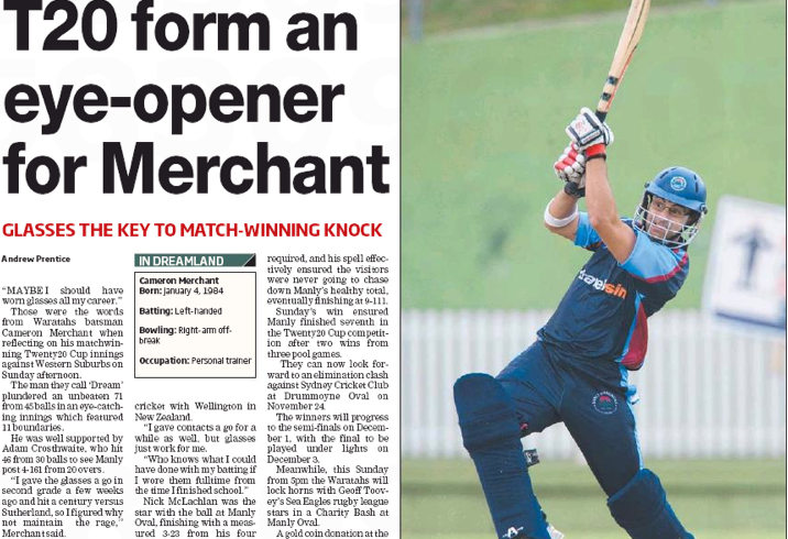 T20 Form an eye-opener for Merchant