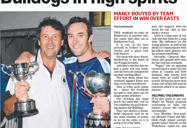 Waratahs Will High Spirits