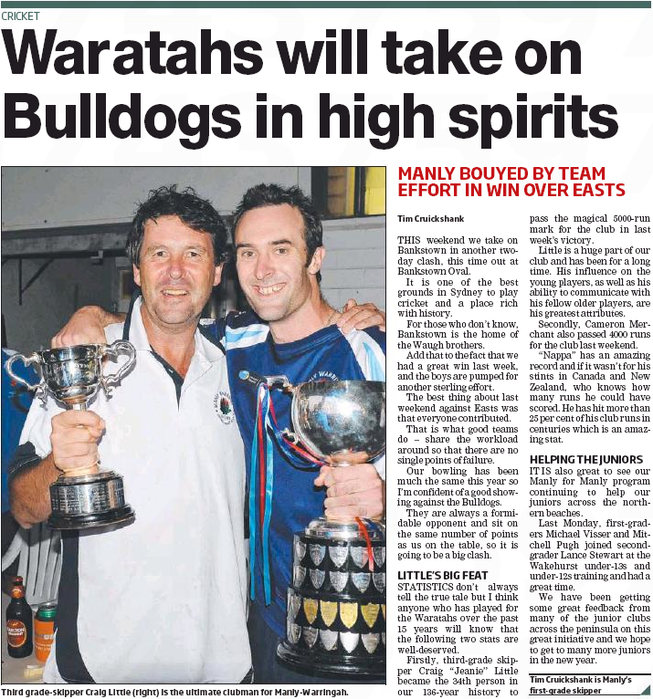 Waratahs Will High Spirits Waratahs Will High Spirits