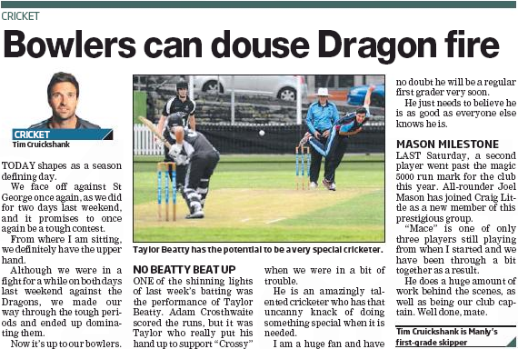Bowlers Douse Fire Bowlers Douse Fire
