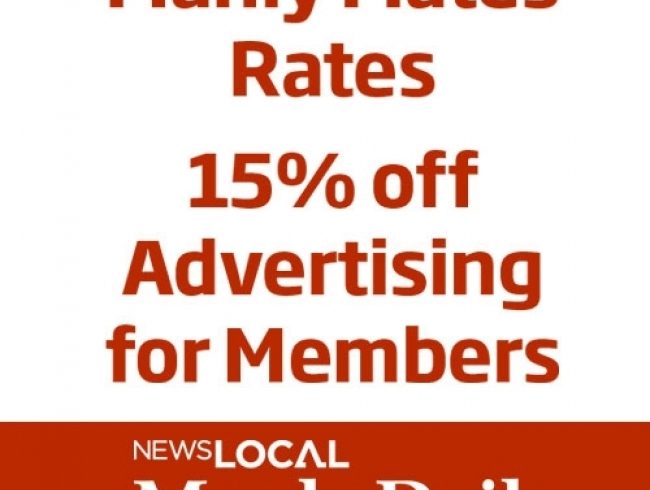 Manly Daily Manly Mates Rates Square Ad 2014-15 - Big