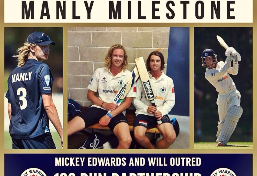 Mickey and Will Manly Milestone
