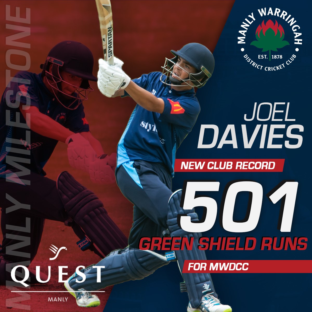Joel Davies Green Shield Record
