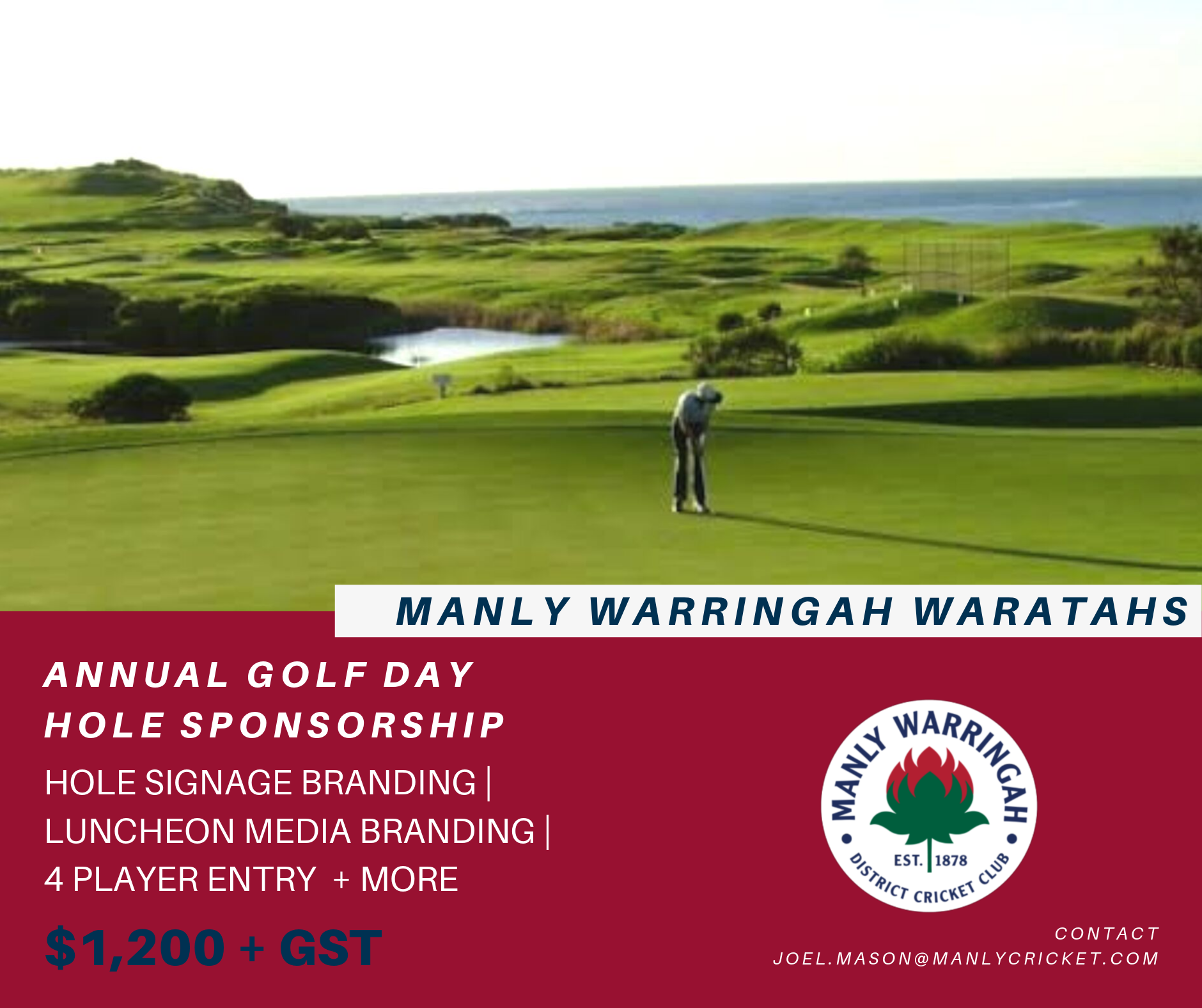 Golf Day Hole Sponsorship