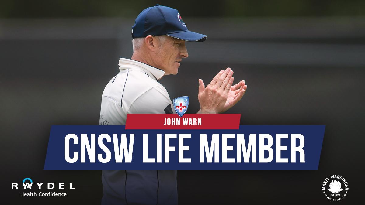 John Warn CNSW Life Membership