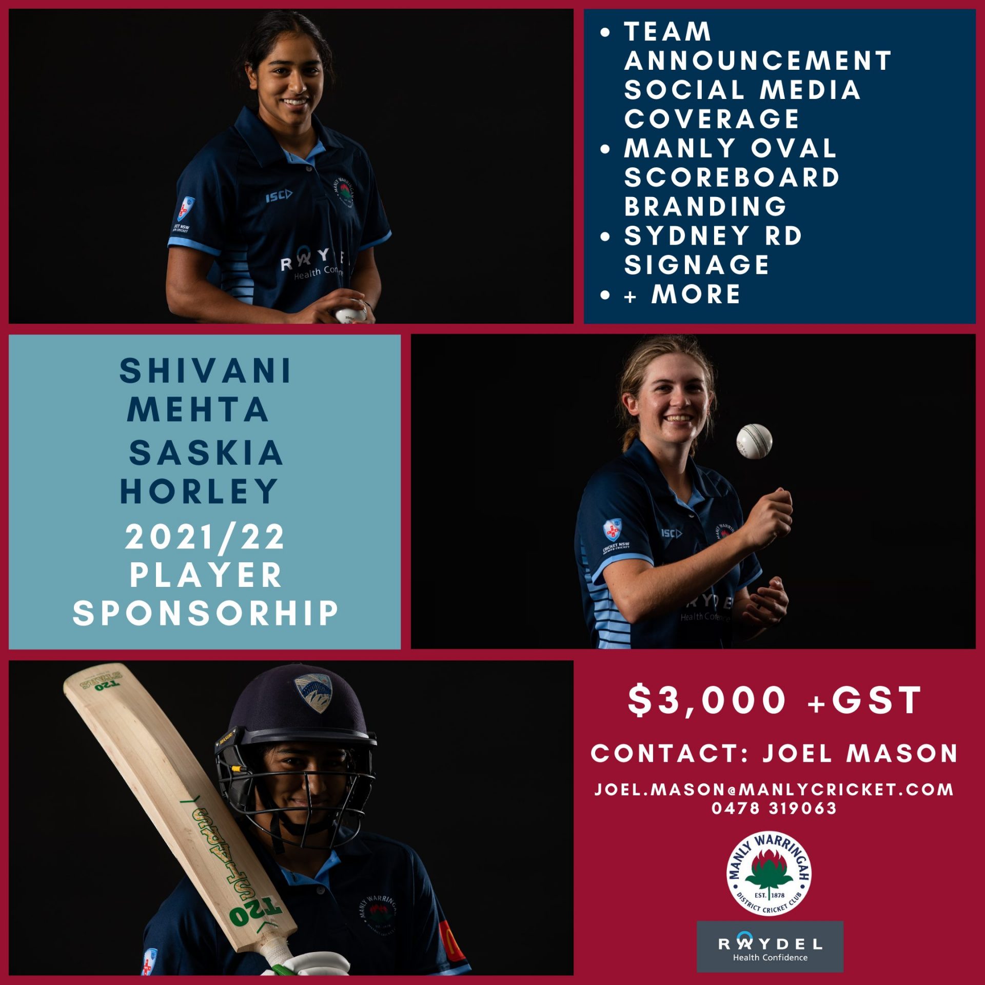 Player Sponsor Mehta and Horley