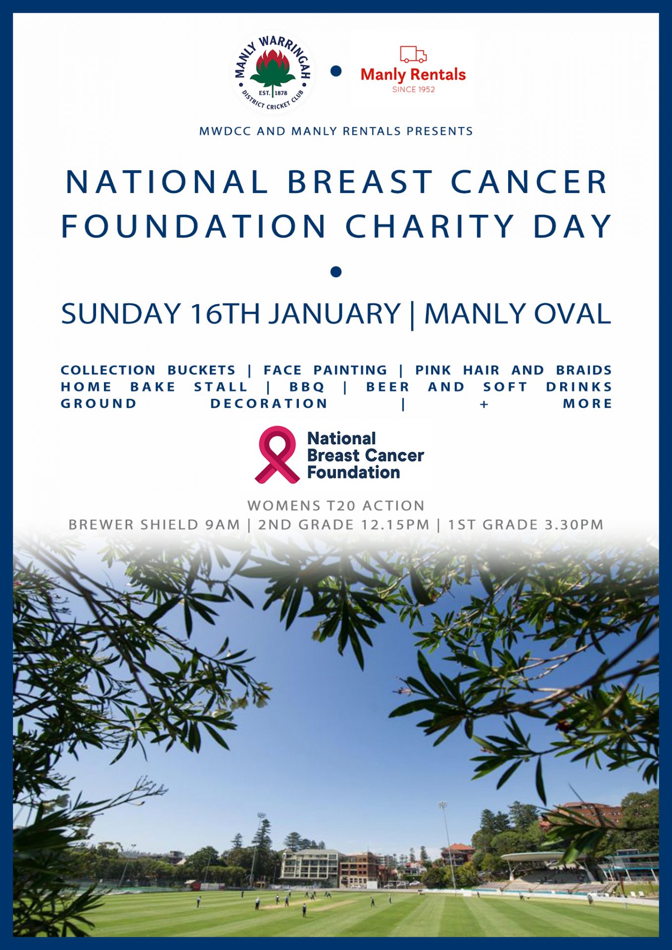 National Breast Cancer Charity Day Flyer