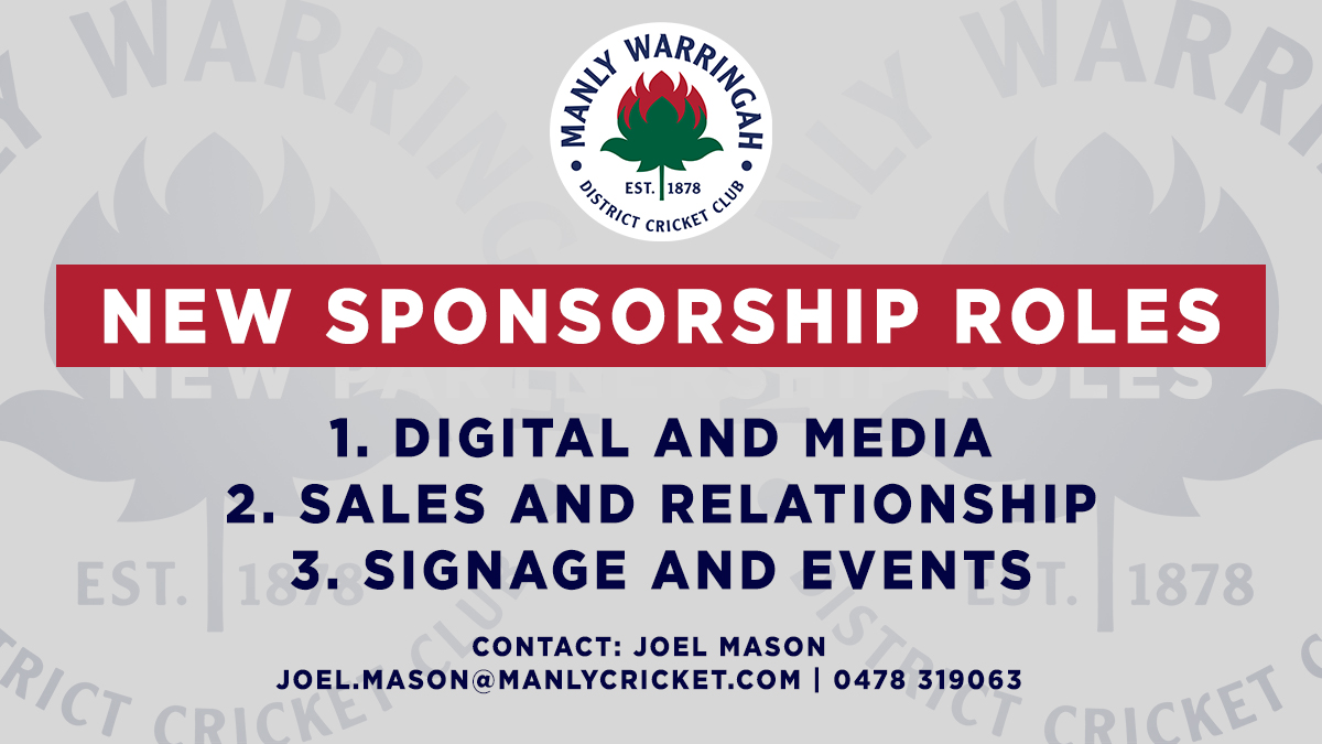 New Sponsorship Roles