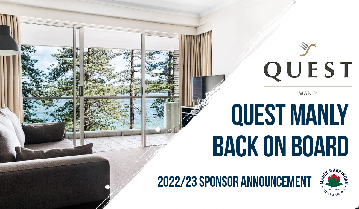 Quest Manly Sponsor Announcement 2022-23