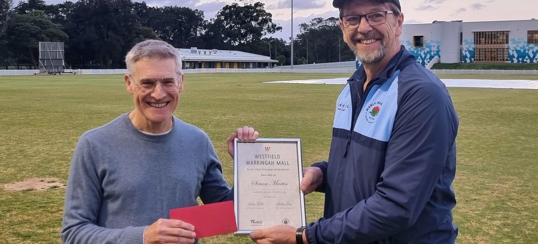 Volunteer of the month Oct 2022 - Simon Martin