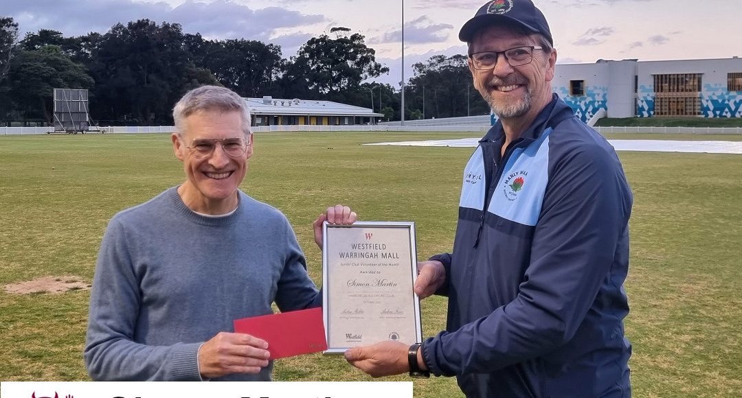 Volunteer of the month Oct 2022 - Simon Martin