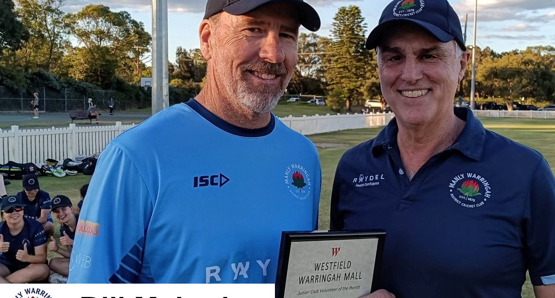 Bill McLerie Volunteer of The Month Nov 2022