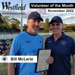 Bill McLerie Volunteer of The Month Nov 2022
