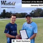 Noah Vumbaca Volunteer of The Month Jan 2023
