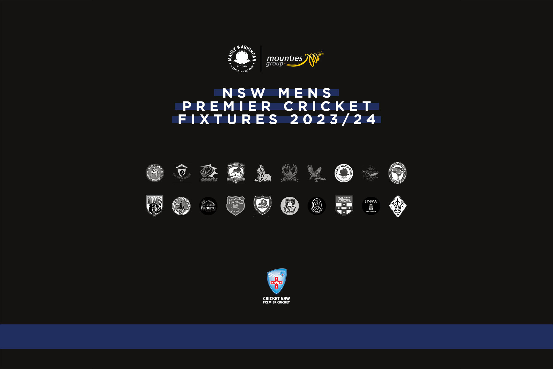 Full Men’s Premier Cricket Fixtures List