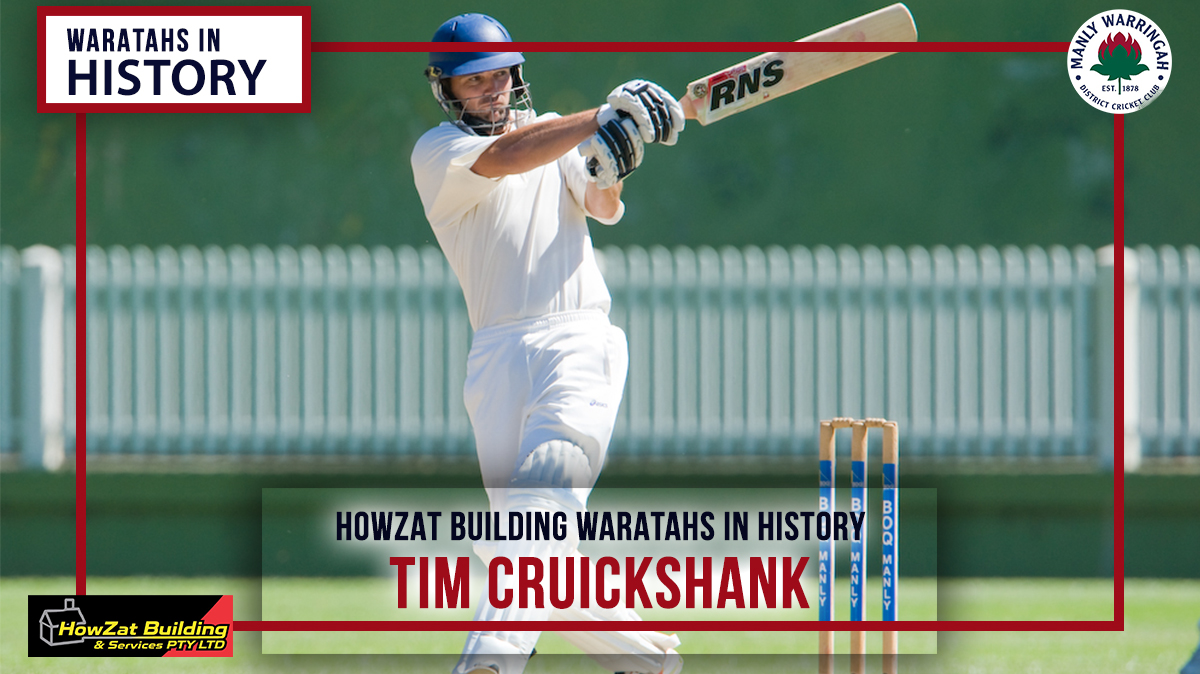 Waratahs in History – Tim Cruickshank