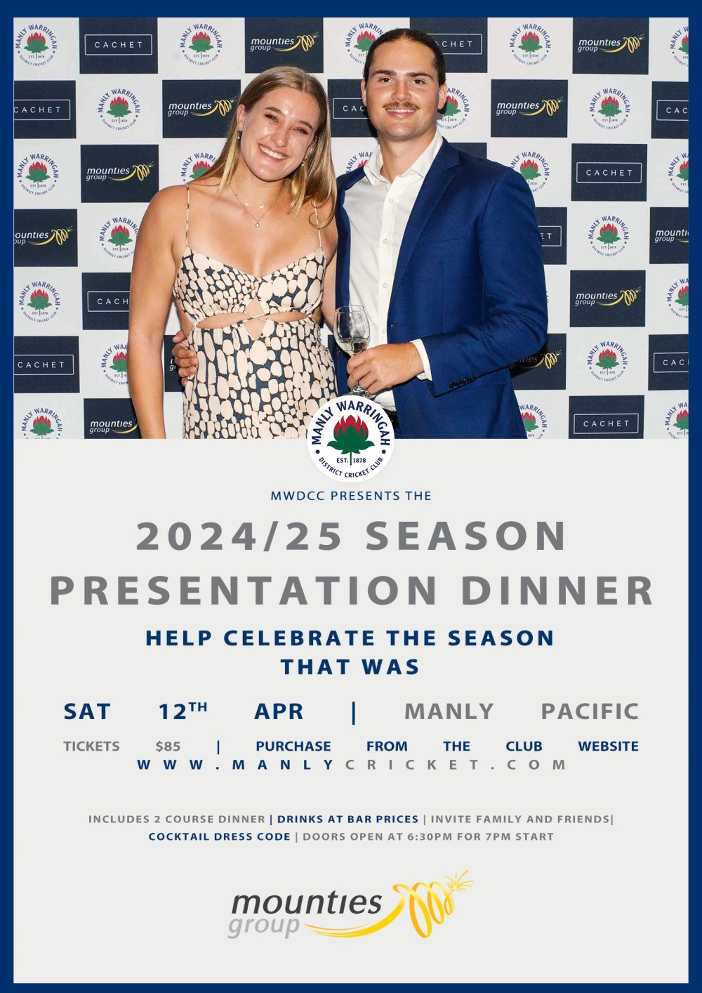 2024/25 SEASON PRESENTATION DINNER TICKETS