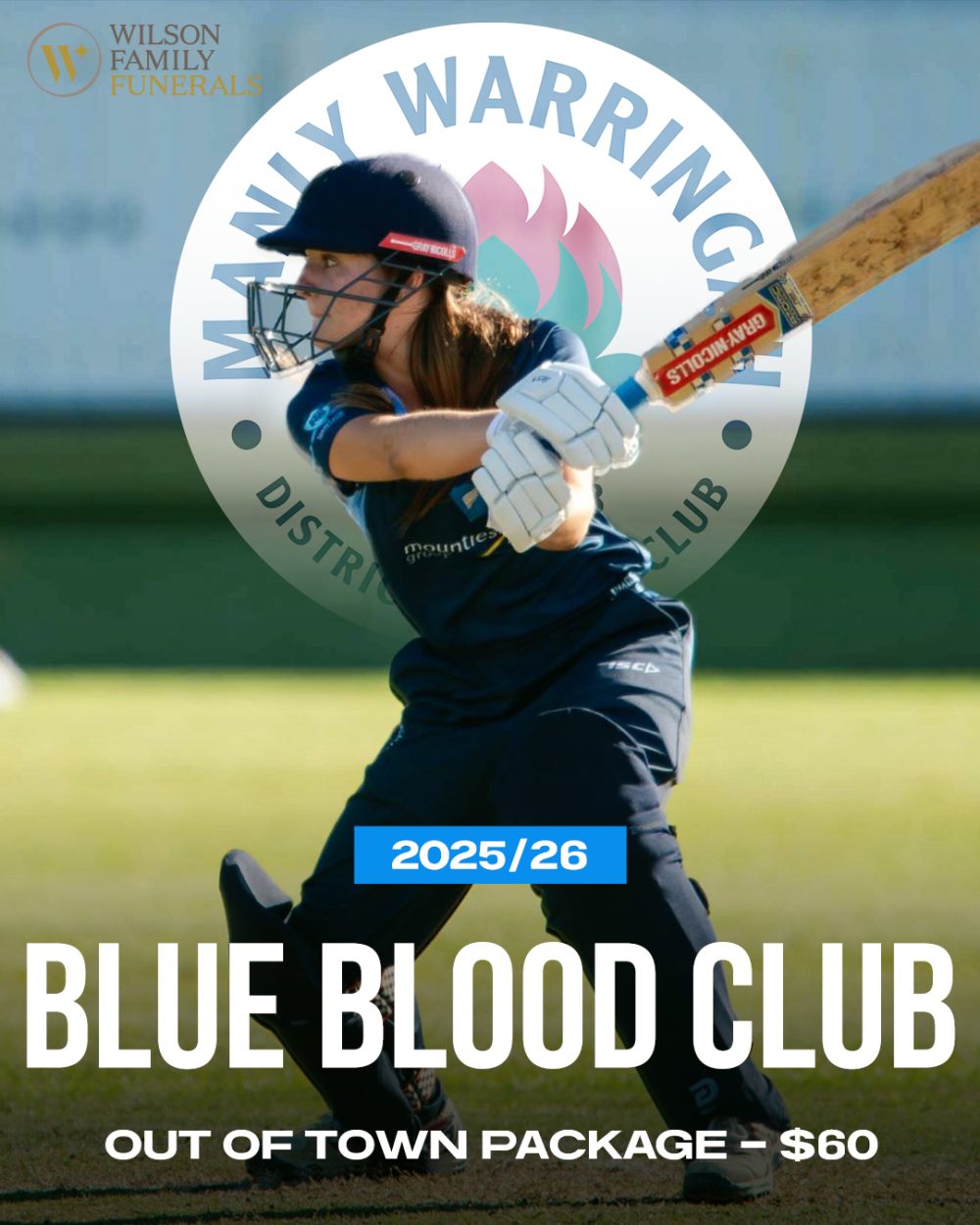 Blue Blood Club - $65 Out of Town Package